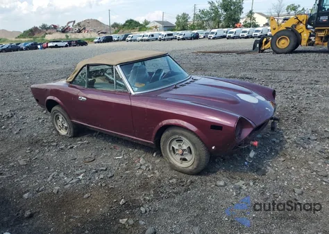 1981 Fiat 124 Spider from USA, damaged, VIN 124CS000175386